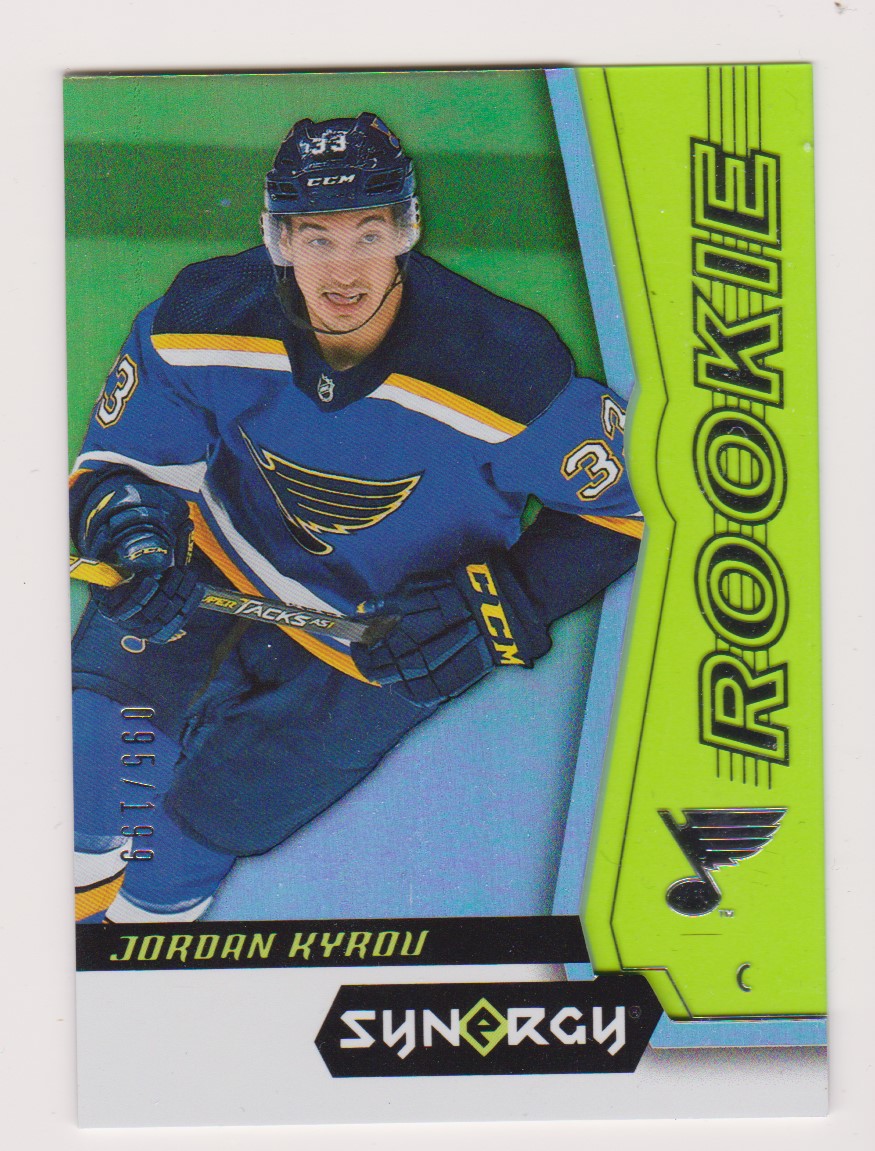 (image for) 2018-19 Synergy Green #79 Jordan Kyrou 95/199 RC